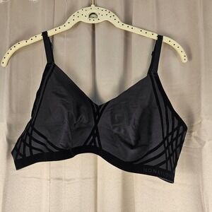 Honeylove Womens Black Silhouette Bra Large